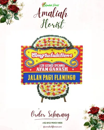 Bunga Papan Congratulation di Harapan Jaya